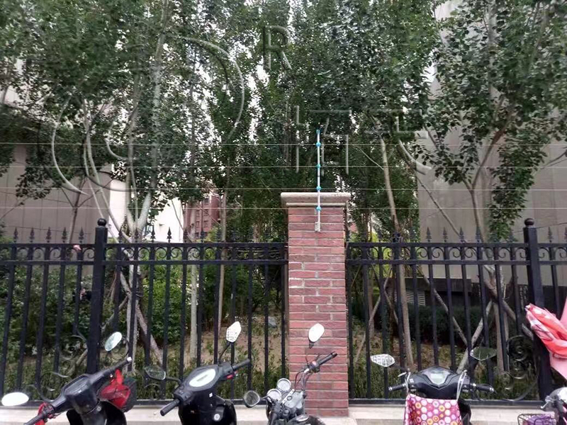 內蒙金和楓景小區(qū)脈沖圍欄案例