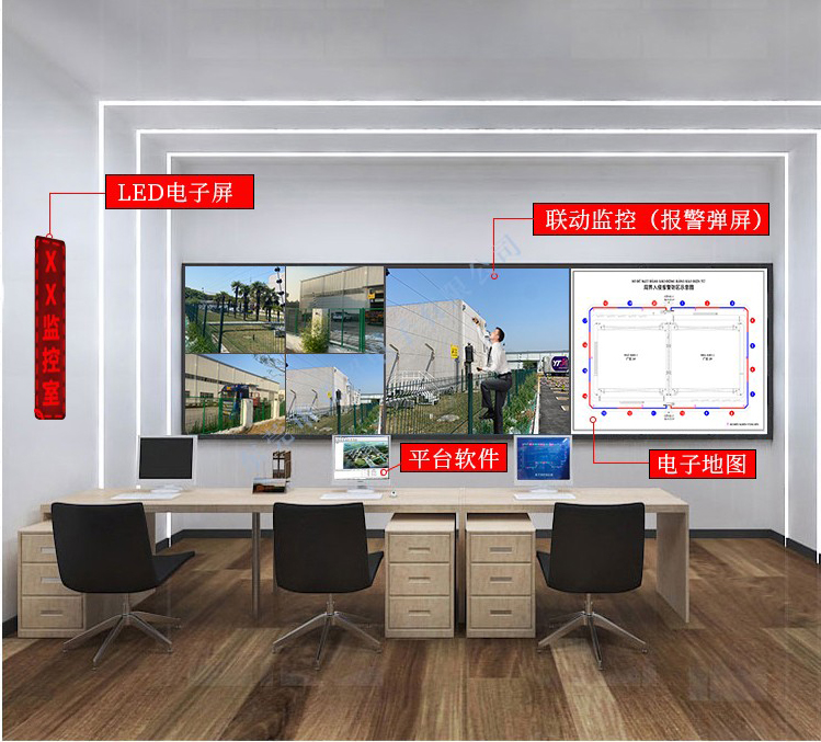 水廠(chǎng)脈沖電子圍欄報(bào)警系統(tǒng)方案